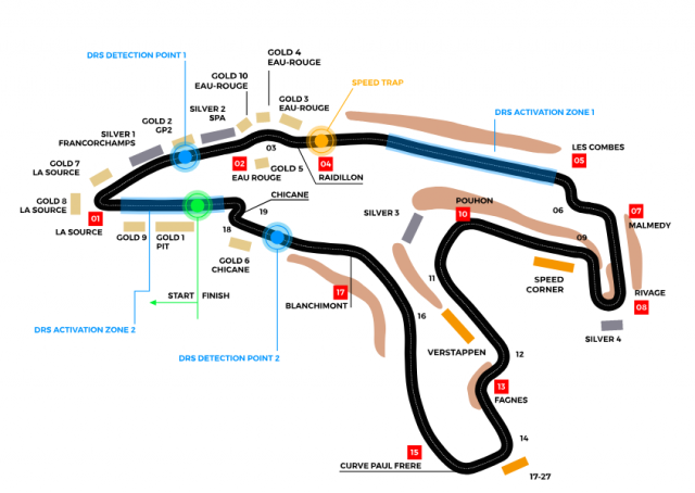 Vstupenky F1 Belgie , Lístky na F1 Belgie